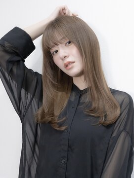 ライア 吉祥寺南口店(laia) 顔まわりレイヤー×明るめベージュカラー×髪質改善
