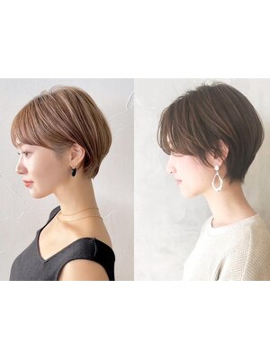 【カット￥3400~】骨格補正カットで小顔に！ごまかしが利かないショートだからこそ卓越した技術が光る[渋谷]