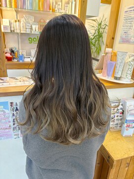 ギャラクシー ヘアードレッサーズ(galaxy hairdressers) エアータッチグレージュグラデーションカラー