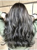 【横浜/Afinar】★white highlight×dark grey