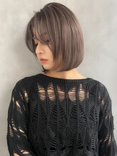 グロウバイニューヨークニューヨーク(Grow by NYNY) 【打越】ボブ×ヌーディーカラー×グレージュ