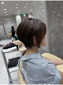 ショートボブ×赤み消しカラー　【戸塚/戸塚駅】