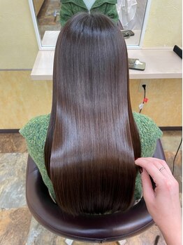 トータルビューティーハウス フラップ ミチ 野田店(total beauty house flap MICHI)の写真/毎朝ノンブローが叶う◇ストレートの常識を覆す最高峰の髪質改善MENU酸性ストレート『艶（エン）』が登場！