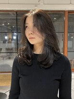 コフィー バイ メルト 吉祥寺(cofy by melt)&nbsp;【中澤彩乃】レイヤーカットミディアムオリーブグレージュ吉祥寺