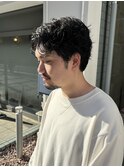 スパイラルパーマ/メンズパーマ/センターパート