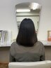 【染めるたび綺麗に】白髪染め  セミロング6050円