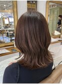 くびれミディアム × マロンベージュ【千葉優希】