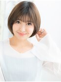 武蔵小杉/髪質改善/マロンベージュ☆小顔丸みマッシュボブd