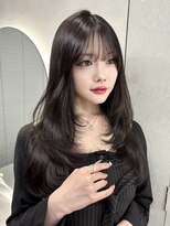 オニキス(ONYX)&nbsp;C81ザクザクハッシュカットレイヤー透明感チョコブラウン