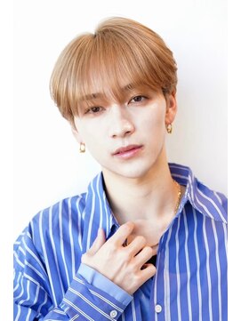 ドリップ バイ ハバナ 原宿(driP. by HAVANA) メンズカットミルクティベージュブリーチ