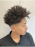 メンズバーバーフェード 理容眉毛カット顔剃り