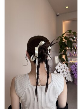 アチーブティルスマートサロン 豊川末広通店(achieve till Smart Salon) 大人可愛いヘアセットカチモリヘアお呼ばれ結婚式二次会