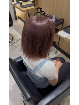 レム 仙台店(L.E.M) 《L.E.M 仙台店》レイヤーボブ×ピンクベージュ/及川翔