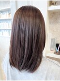 福山美容室Caaryチョコレートブラウンビターショコラ20代30代