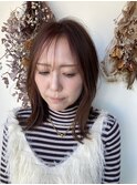 外ハネ　ボブ