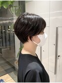 癖を活かしたスタイル/ショートヘア