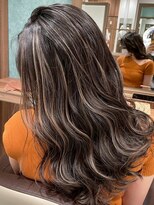 エジョン 八幡山店(Aejon) 大人レイヤーカット白髪ぼかし脱白髪染め40代50代60代