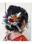 卒業式ヘアセット♪和装シニョン/ 袴着付も可能！