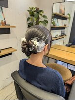 エイト 藤沢店(EIGHT fujisawa) 卒業式ヘアセット【藤沢/アップスタイル/リボンカチモリ】