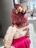 【袴/訪問着/小紋などはこちら】着付け×ヘアセット×フルメイク込み ￥19800