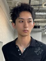 エルマーク メンズパーマ 心斎橋(L-MARK)&nbsp;スパイキーショート/短髪/ツーブロック/メンズ/men's