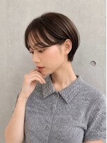 ベル(Belle)&nbsp;透明感グレージュ×小顔魅せショート