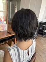 カナエ(CaNaE) パーマを活かしたレイヤーボブ