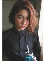 コス(kos) 【nanuk*ueki】サイドパートボブ*かきあげバング