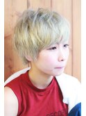 ★hair LOGIA★　　〇抜け感やわらかショートマッシュ