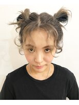 チクロヘアー(Ticro hair) ticro 大石　グレージュカラー