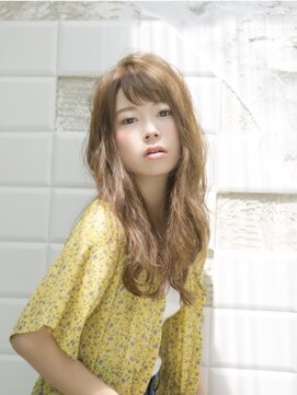 ロンド シャルム 吉祥寺(Lond charme) ロンド吉祥寺【千田大地】斜めバング小顔無造作カールロング