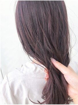 ジーナ 梅田(Zina) 【Zina 梅田】　ナチュラルピンク×耳かけスタイル