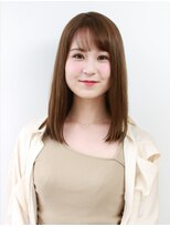 ヘアサロン アンフェール(Hair Salon Amfaire) 【Amfaire 小林】ブリーチ一回シルキーオークルベージュ