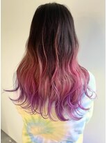 エル セルカ 高田馬場(el CERCA)&nbsp;ピンクカラー&バイオレットカラーグラデーションカラー