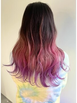 エル セルカ 高田馬場(el CERCA) ピンクカラー&バイオレットカラーグラデーションカラー