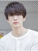 小久保style☆ツーブロックマッシュくせ毛ショートオールバック