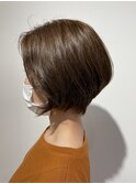 骨格補正ショートカット*乾かすだけの時短スタイリング*