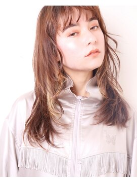 ヨファ ヘアー 芦屋店(YOFA hair) イメチェンふんわりカールフェミニンモードショコラアッシュ0205