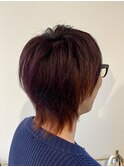 京都・西院cuculehair　ワインレッド