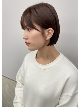 サンド 鹿児島中央(sand) @ayumi_sand ボブ/レッドブラウン/鹿児島中央駅