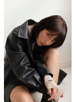 リーホリエ(Lee Horie)&nbsp;暗髪ミディアムウルフ/くびれウルフレイヤーカット