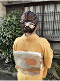 ボブのアレンジヘアセット