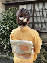 コレット ヘアー 大通(Colette hair) ボブのアレンジヘアセット