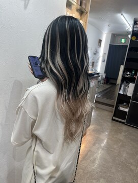 ヘアーグランデシーク(Hair Grande Seeek) バレイヤージュ風デザイン