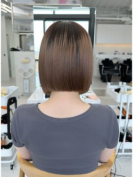 ビューナゴヤ 名駅(VIEW NAGOYA) デザインカラー/ウエットヘア/オリーブベージュニュアンスパーマ