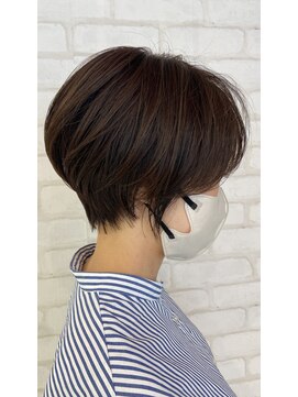 ビス リアン 川口店(Vis lien) 20代30代大人可愛い小顔ショートボブ前下がりショートハイライト