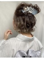 シャルメ 池袋(CHARMER)&nbsp;☆ボブでも可愛いハーフアップ