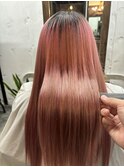 ブリーチ毛にベレッタ式　担当　小林/ハイトーン/ピンクアッシュ
