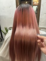 ベレッタ 枚方店(veretta.)&nbsp;ブリーチ毛にベレッタ式　担当　小林/ハイトーン/ピンクアッシュ