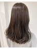 平日朝イチ1名様限定 カット+カラー+トリートメント+炭酸泉 ￥8800